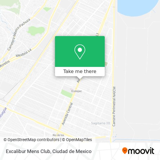 How to get to Excalibur Mens Club in Ecatepec De Morelos by Bus or Metro?