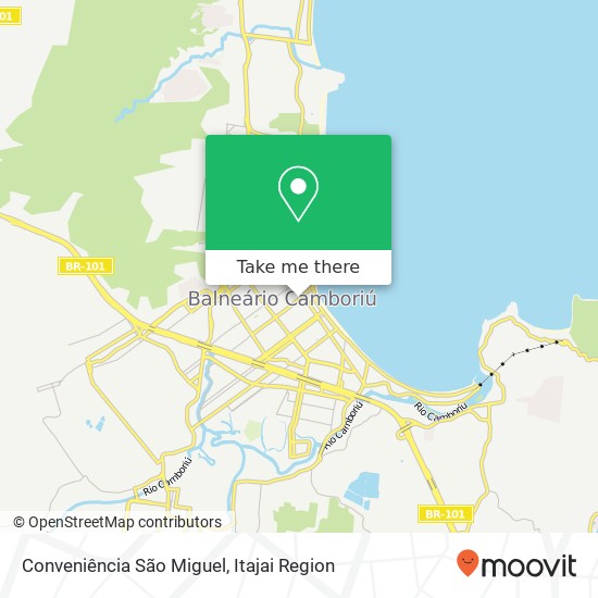 Mapa Conveniência São Miguel