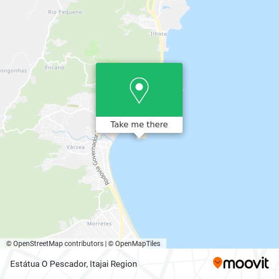 Estátua O Pescador map