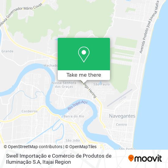 Mapa Swell Importação e Comércio de Produtos de Iluminação S.A