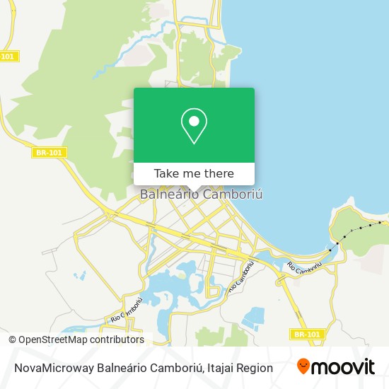 NovaMicroway Balneário Camboriú map