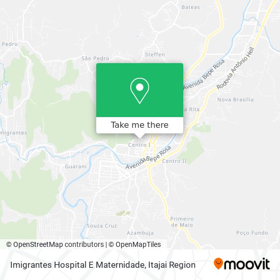 Imigrantes Hospital E Maternidade map