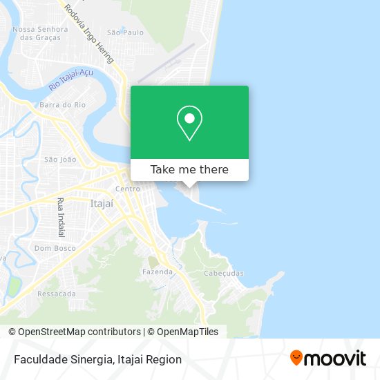 Faculdade Sinergia map