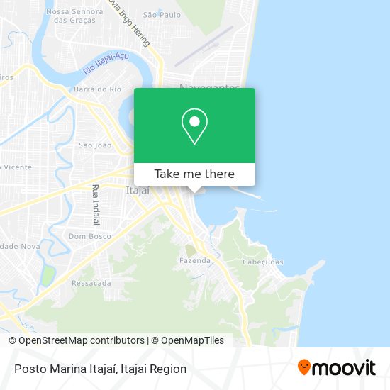 Posto Marina Itajaí map