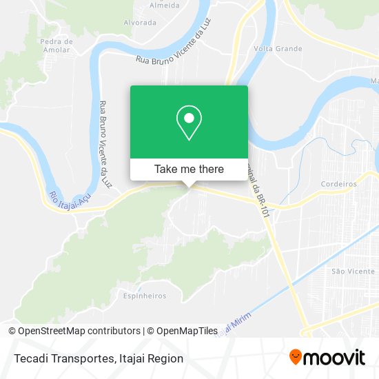 Tecadi Transportes map