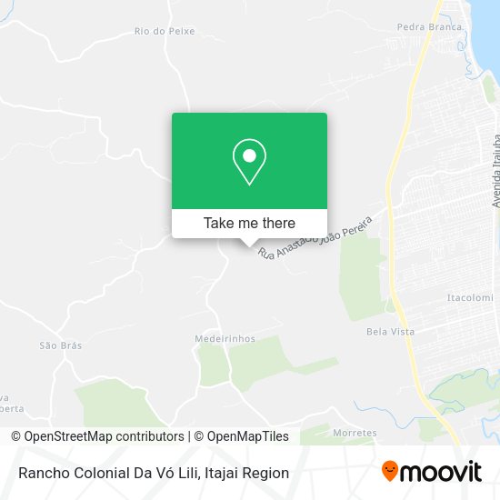 Rancho Colonial Da Vó Lili map