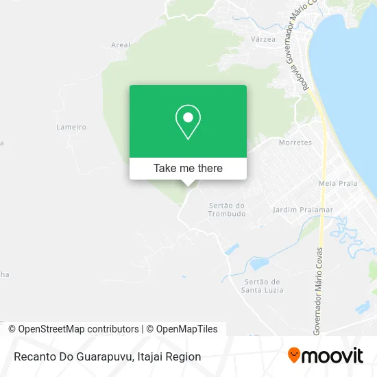 Recanto Do Guarapuvu map