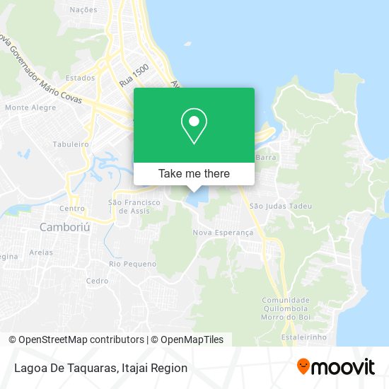 Lagoa De Taquaras map