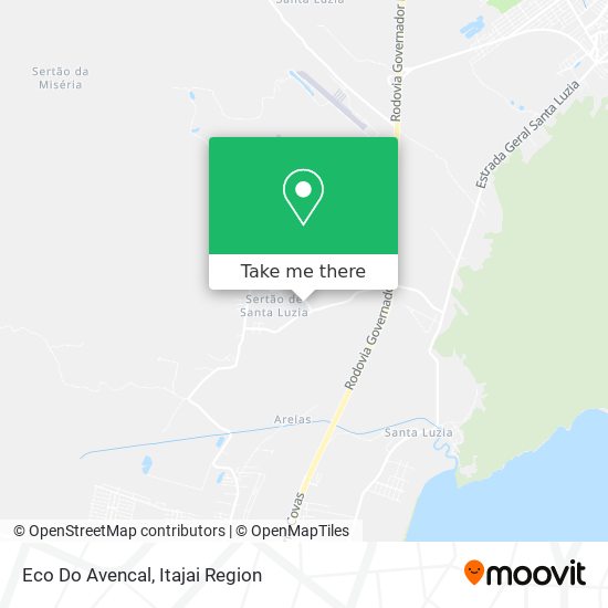 Eco Do Avencal map