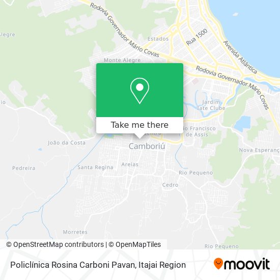 Policlínica Rosina Carboni Pavan map