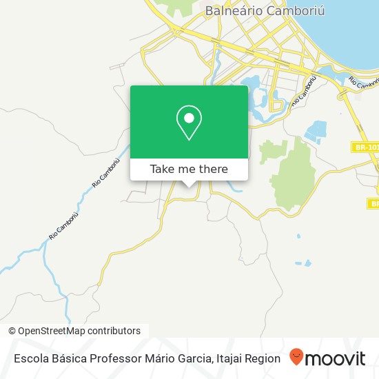 Mapa Escola Básica Professor Mário Garcia