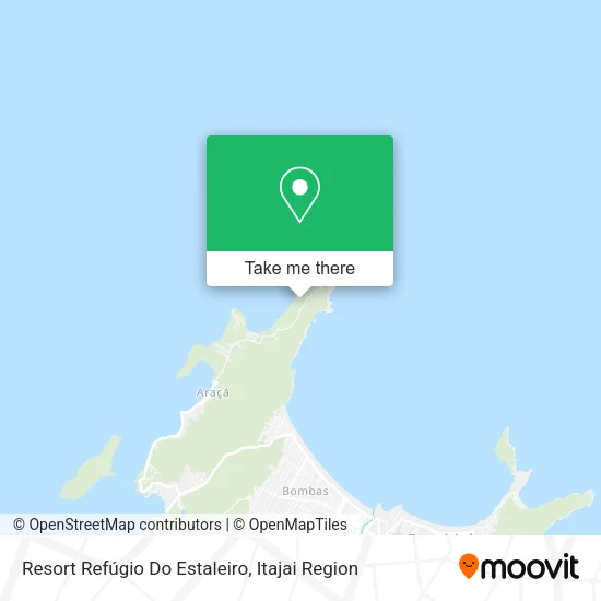 Resort Refugio Do Estaleiro map