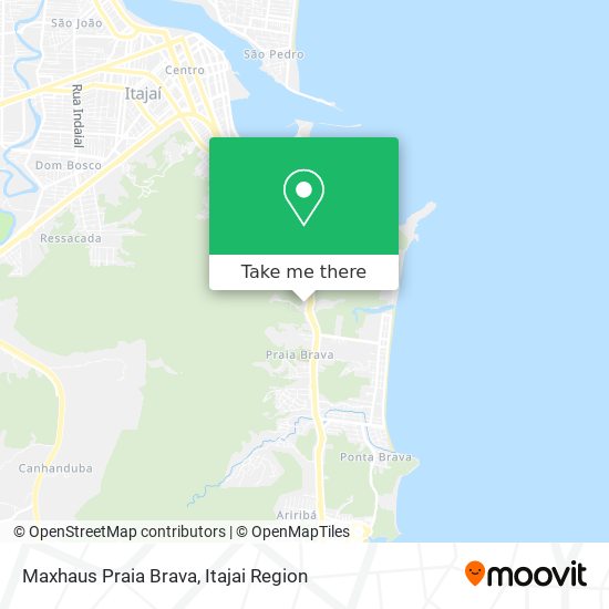 Mapa Maxhaus Praia Brava