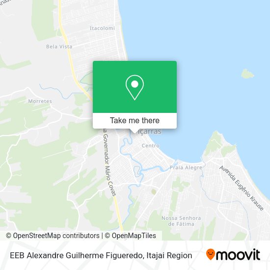 EEB Alexandre Guilherme Figueredo map