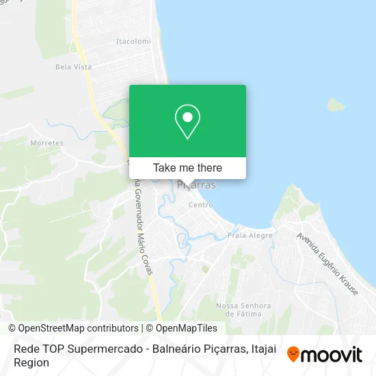 Rede TOP Supermercado - Balneário Piçarras map