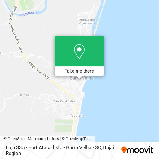 Loja 335 - Fort Atacadista - Barra Velha - SC map
