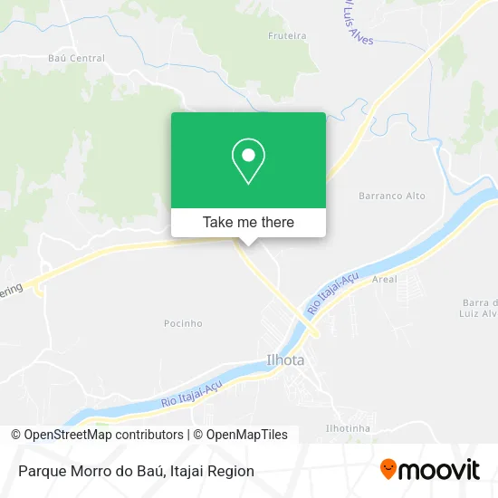Parque Morro do Baú map