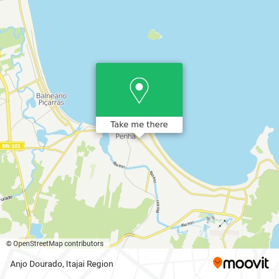 Anjo Dourado map