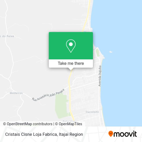 Cristais Cisne Loja Fabrica map