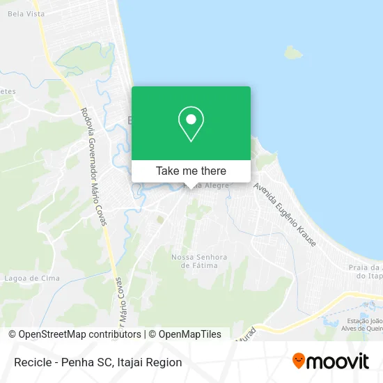 Recicle - Penha SC map
