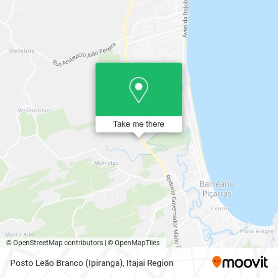 Posto Leão Branco (Ipiranga) map