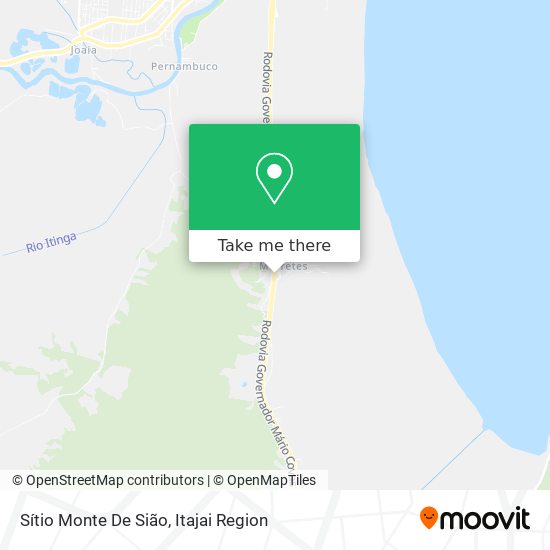 Sítio Monte De Sião map