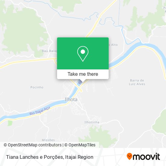 Tiana Lanches e Porções map
