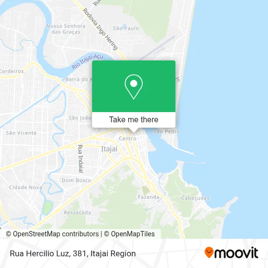 Rua Hercilio Luz, 381 map