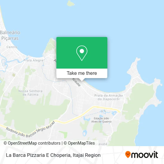 La Barca Pizzaria E Choperia map