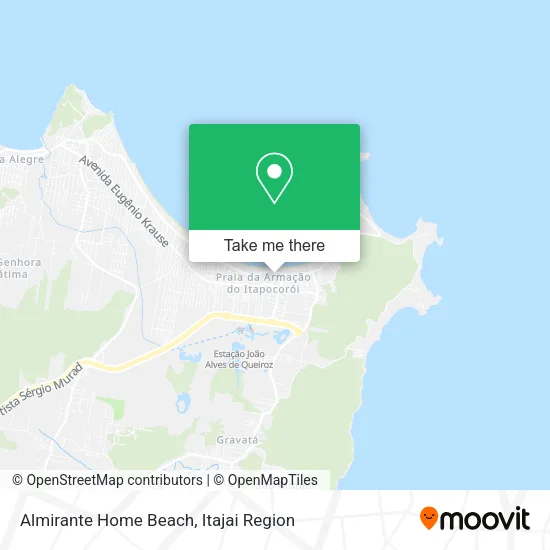 Almirante Home Beach map