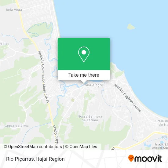 Rio Piçarras map