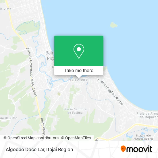 Algodão Doce Lar map