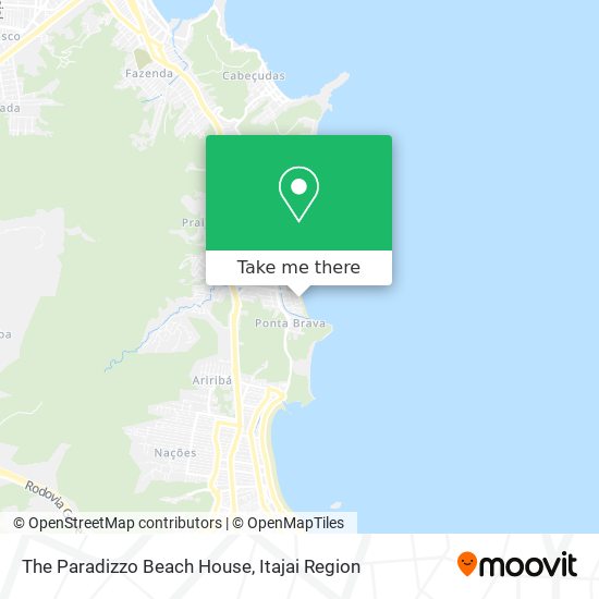 The Paradizzo Beach House map