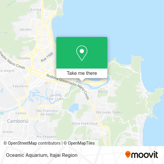 Oceanic Aquarium map