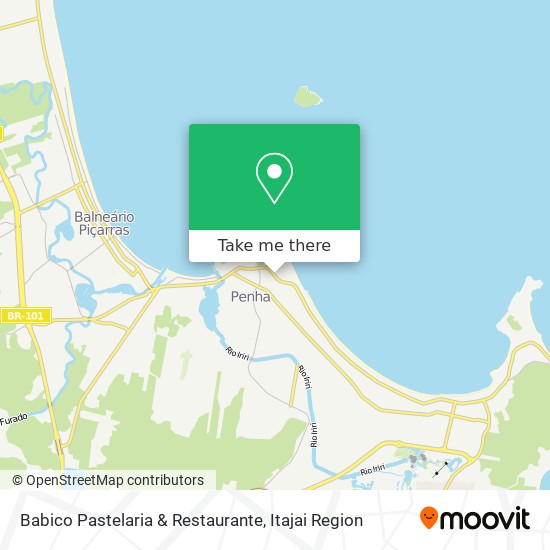 Mapa Babico Pastelaria & Restaurante