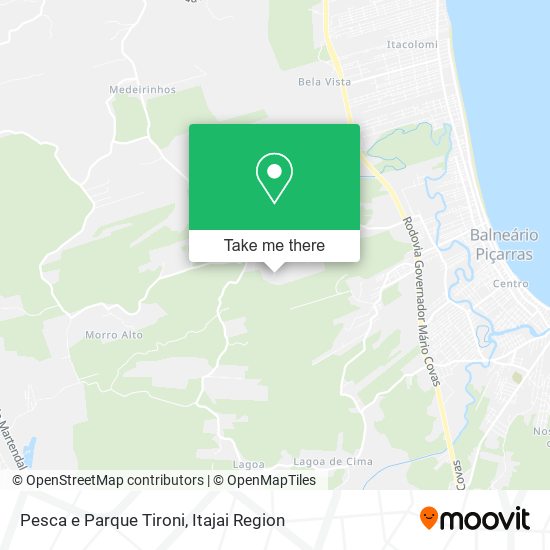 Pesca e Parque Tironi map