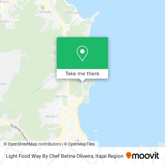 Light Food Way By Chef Betina Oliveira map