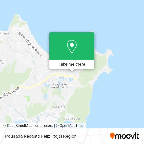 Pousada Recanto Feliz map