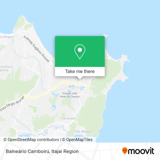 Balneário Camboirú map