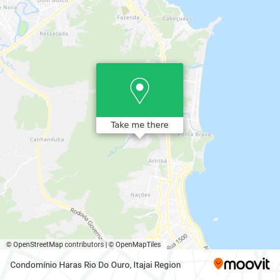 Mapa Condomínio Haras Rio Do Ouro