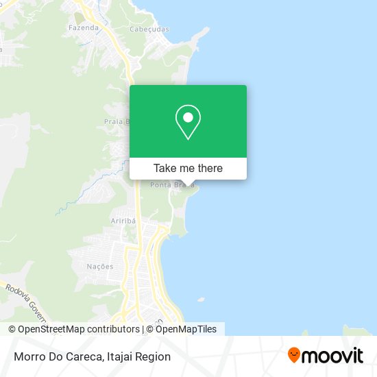 Mapa Morro Do Careca