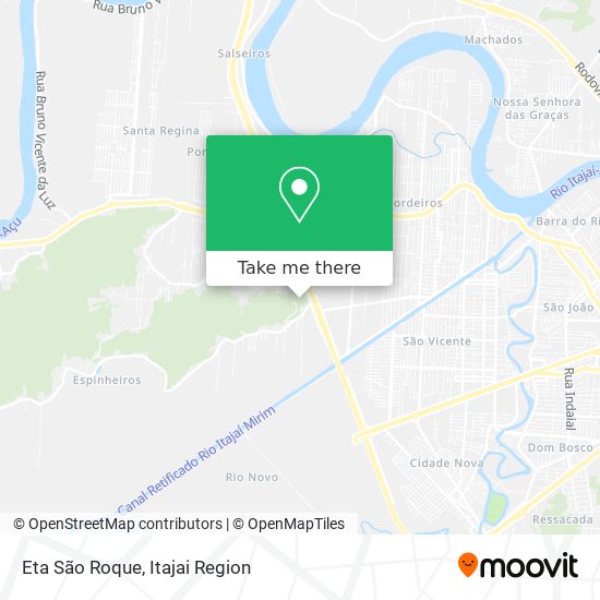 Mapa Eta São Roque