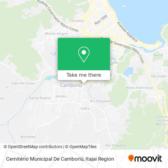 Cemitério Municipal De Camboriú map