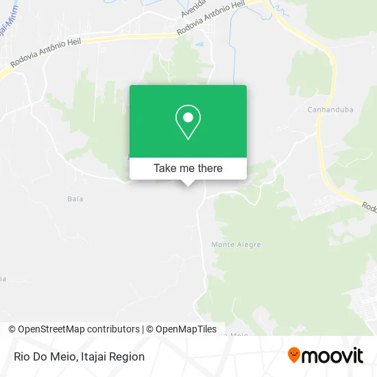 Rio Do Meio map