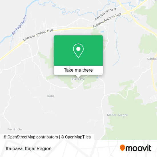Itaipava map