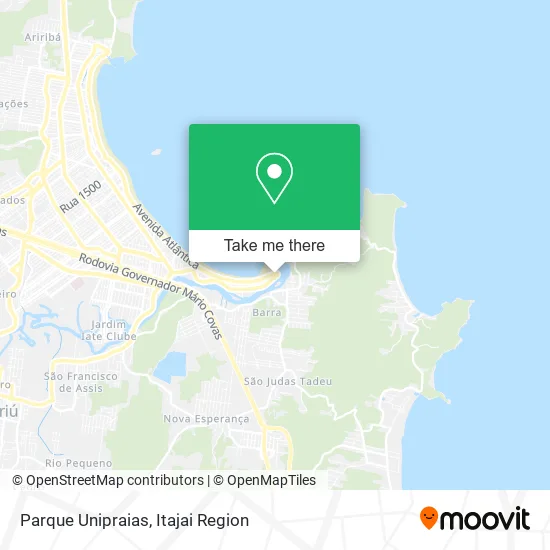 Parque Unipraias map