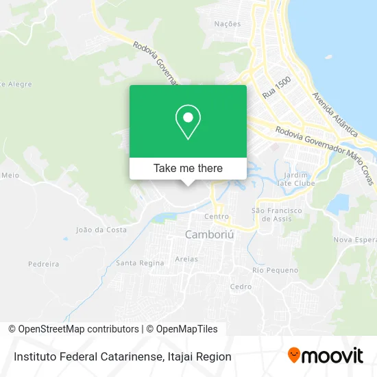 Instituto Federal Catarinense map