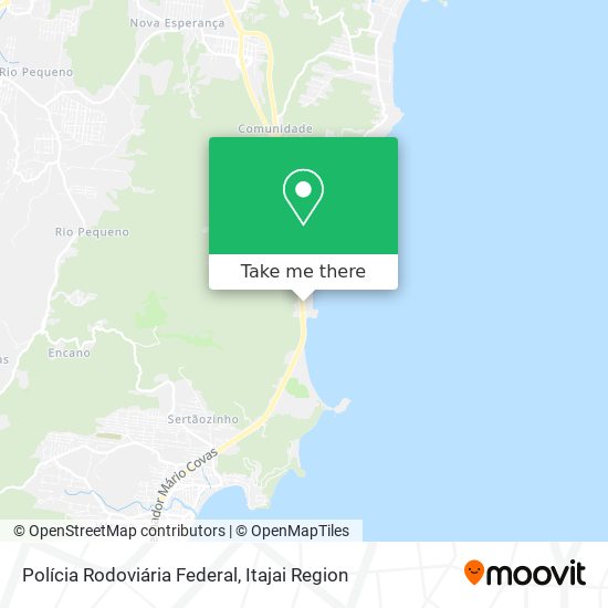 Polícia Rodoviária Federal map