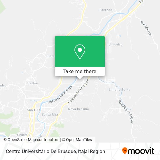 Centro Universitário De Brusque map