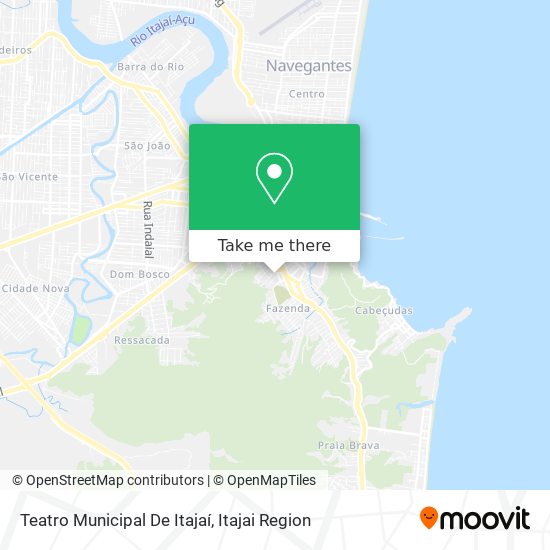 Teatro Municipal De Itajaí map